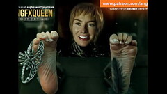 Cersei Lannister feet soles tickling Lena Headey Thumb