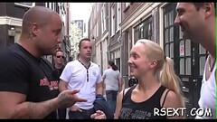 Hot sexy amsterdam hooker gets her hairless pussy pounded hard Thumb